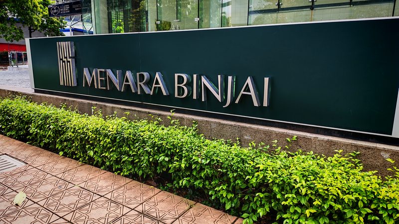 Menara Binjai - Building signage