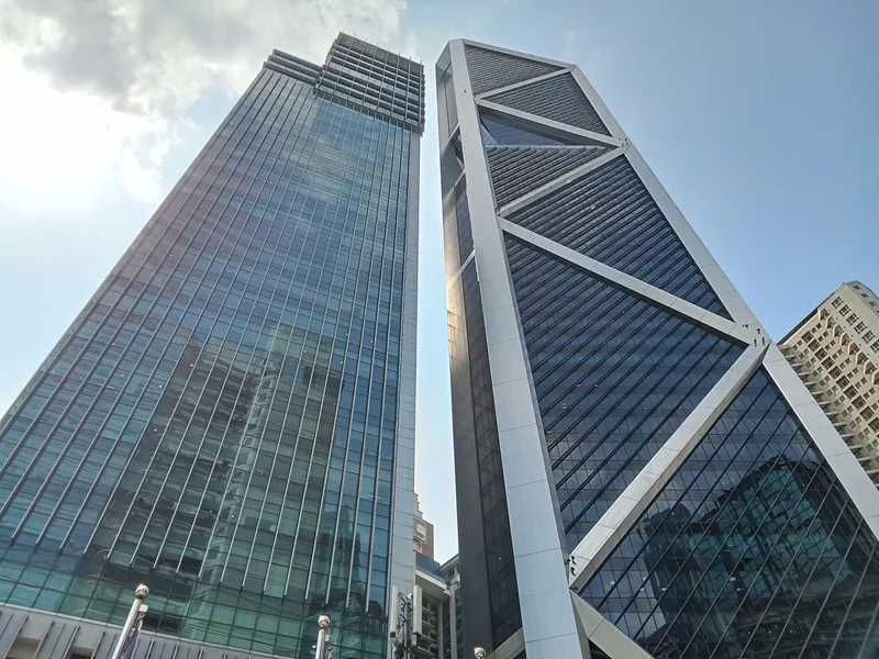 Menara Ilham&rsquo;s diagonal-braced glass tower on Jalan Binjai, KLCC