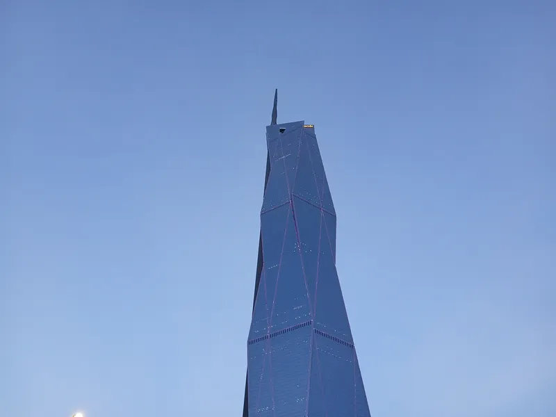 Menara Merdeka 118 spire at dusk